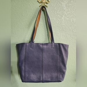 Vince Camuto Pebbled Leather Tote Bag